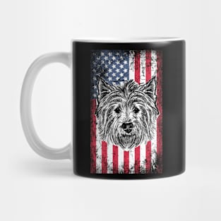 Patriotic Westie American Flag Mug
